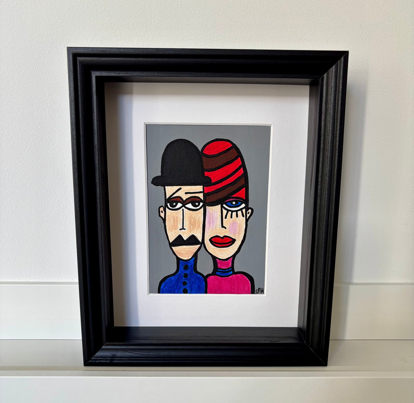 Affiche Art Figuratif – Couple | Décoration Murale Contemporaine : Toi et Moi