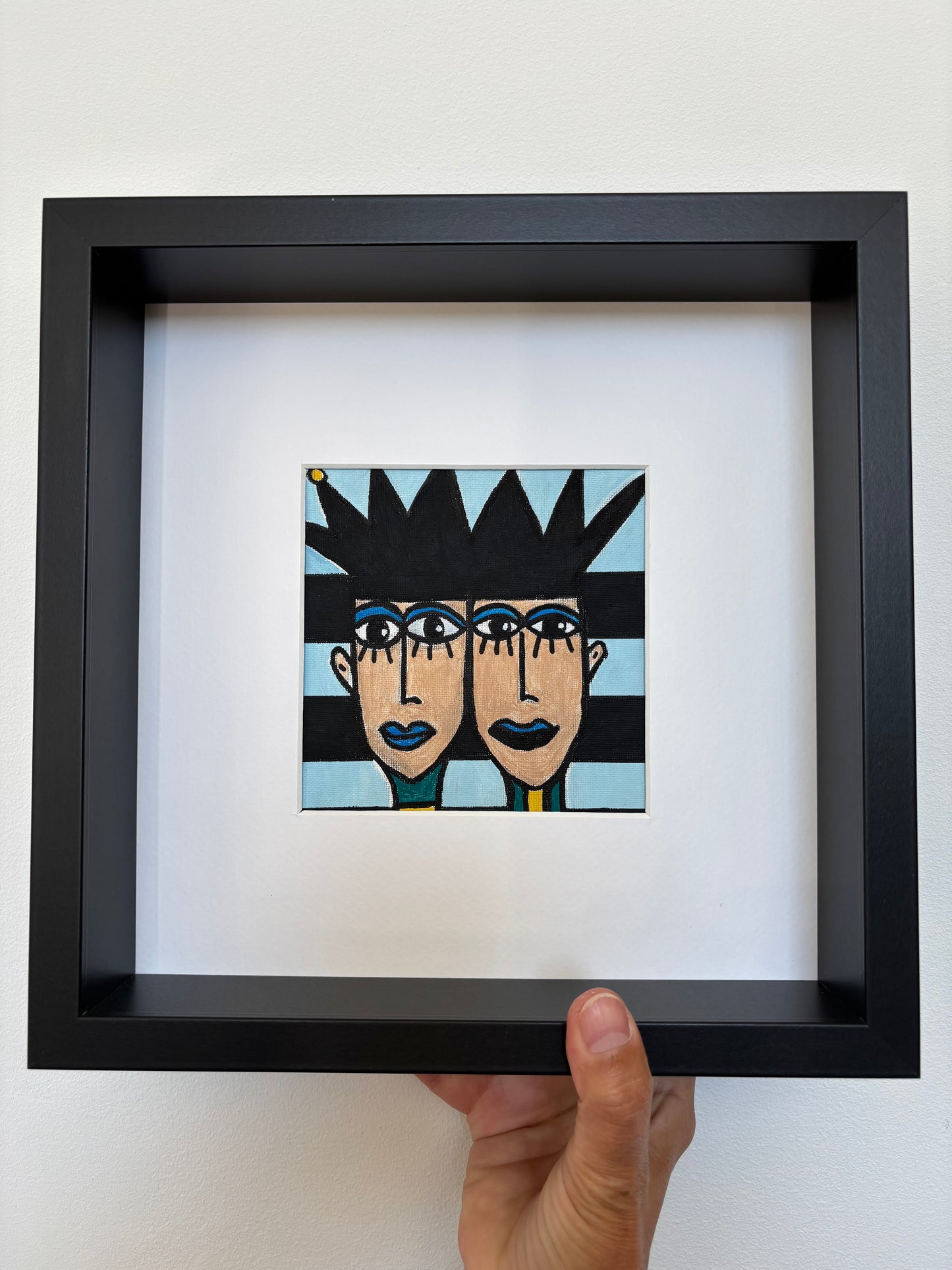 Poster Duo Joker | Illustration Abstraite Décoration Murale : Les Amis